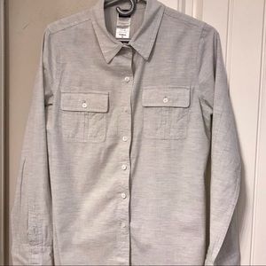 Patagonia shirt, light grey, never worn, size 8